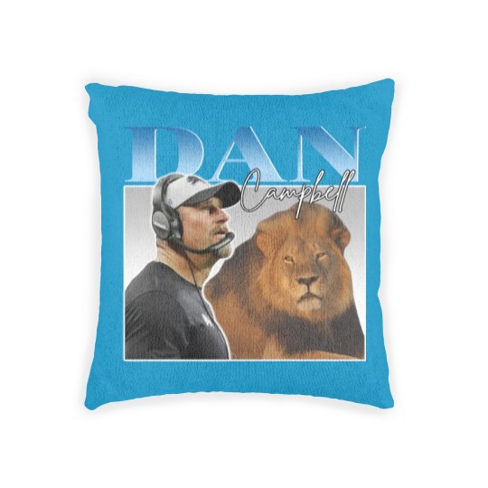Discover Dan Campbell Woven Pillows, Football Woven Pillows, Classic 90s Graphic Woven Pillows