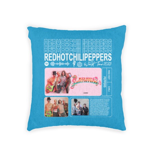 Discover Red Hot Chili Peppers Music Woven Pillows, World Tour 2023 Woven Pillows, Red Hot Chili Peppers Vintage Retro Gift
