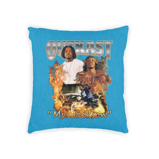Discover Outkast Ms. Jackson Rap Woven Pillows, Outkast Rap 90s Vintage Retro Classic Graphic Woven Pillows