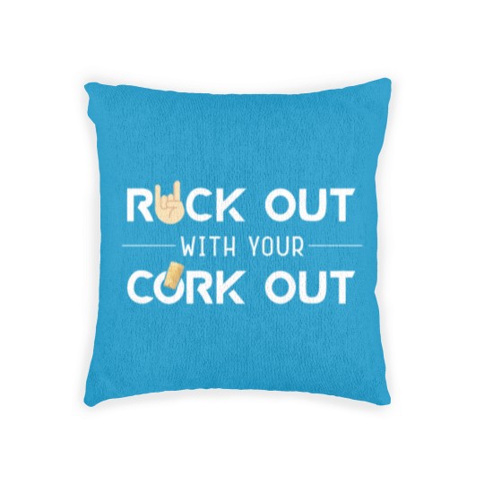 Discover Wine Enthusiast Woven Pillows Rock Out With Your Cork Ou Woven Pillows