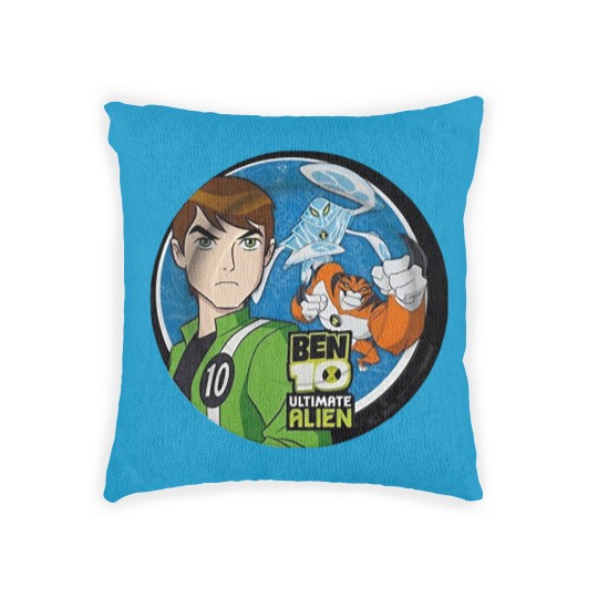 Discover quickly Ben 10 Ultimate Alien trouble Woven Pillows