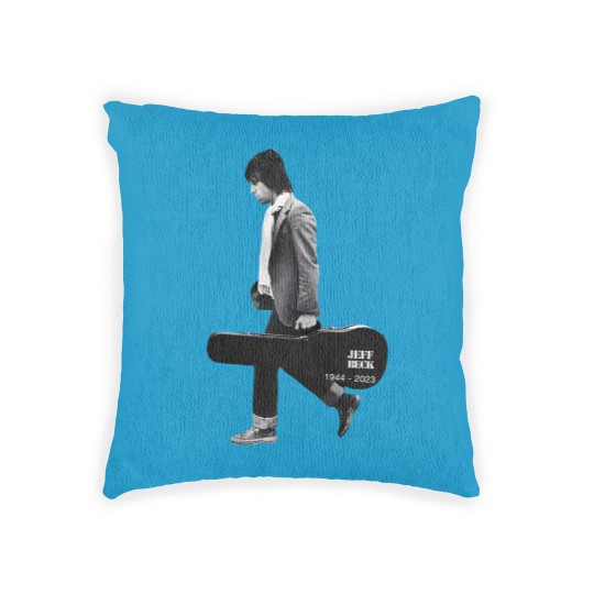 Discover RIP Jeff Beck 1944 - 2023 Woven Pillows