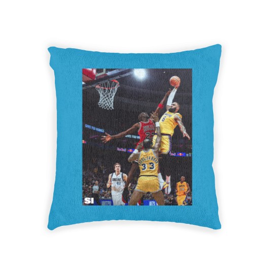 Discover Lebron James, Lebron James Woven Pillows, All Time Scoring Leader