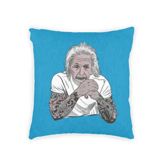 Discover tattoo Einstein Woven Pillows