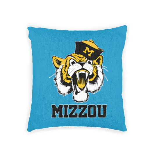 Discover Vintage 60's Truman the Missouri Tiger Mascot - Missouri - Woven Pillows