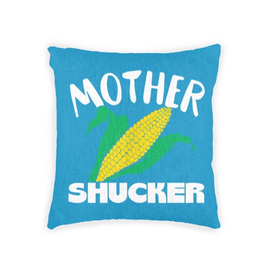 Discover Mother Shucker Mom Pun Funny Corn Farmer Mom Gift Woven Pillows Woven Pillows