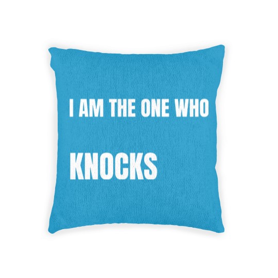 Discover Breaking Bad - Walter White I am the one who knocks Woven Pillows