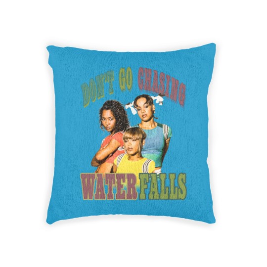 Discover Vintage TLC Woven Pillows | TLC Graphic Woven Pillows | Dont Go Chasing Waterfalls Woven Pillows