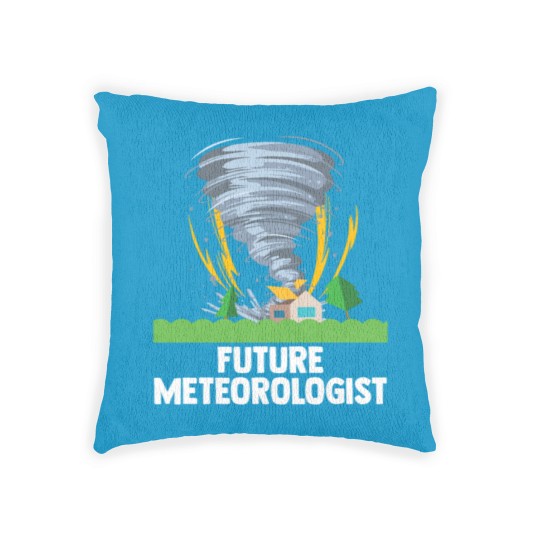 Discover Future Meteorologist Weather Forecaster Woven Pillows