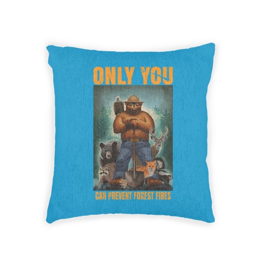 Discover smuky the bear - only you can prevent forest fires Classic Woven Pillows