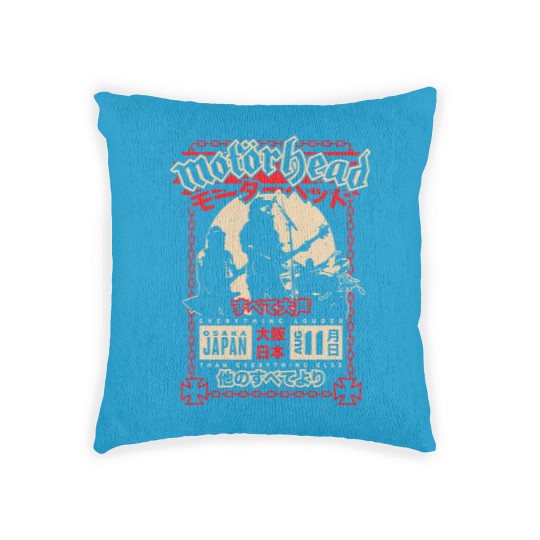 Discover Motorhead Woven Pillows: Loud in Osaka