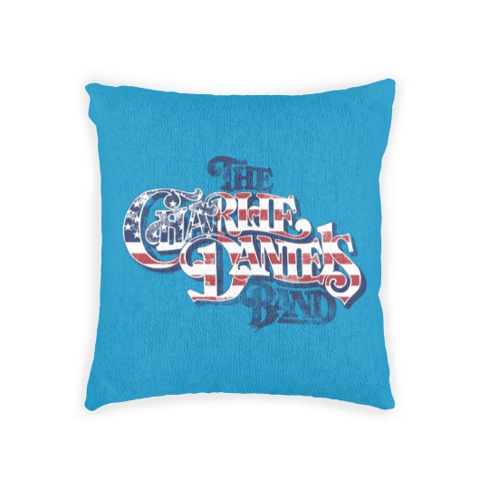 Discover Charlie Daniels Band Men's Woven Pillows | American Flag Star Spangled Logo Gray Graphic Woven Pillows