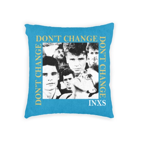 Discover Vintage INXS Dont Change Woven Pillows, 1990s X Tour Vintage Concert