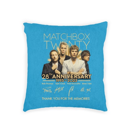 Discover 28 Years Of Matchbox Twenty Band Woven Pillows