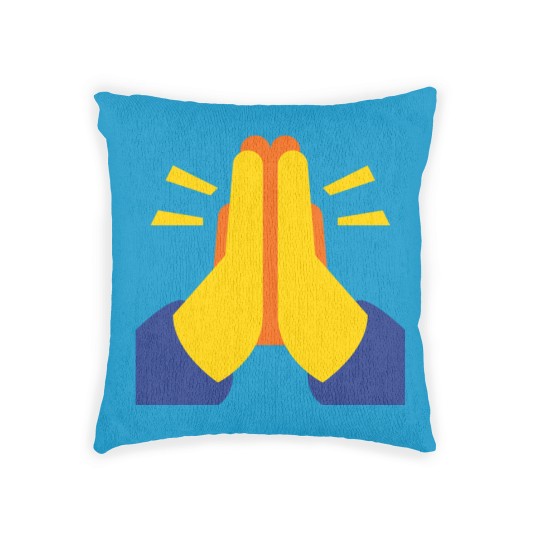 Discover Pray Emojis Woven Pillows