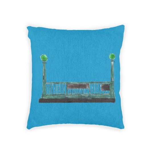 Discover Subway Globes Woven Pillows