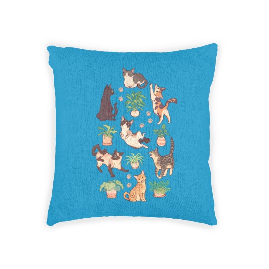 Discover Cozy michis in beige - Cat - Woven Pillows