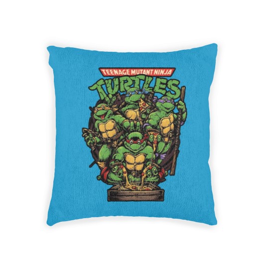 Discover Vintage Ninja Turtle Woven Pillows, Teenage Mutant Ninja