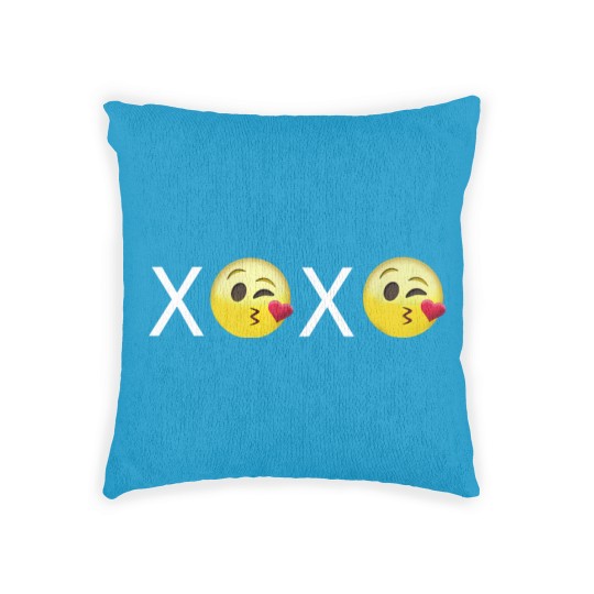 Discover "XOXO" Emojis Woven Pillows