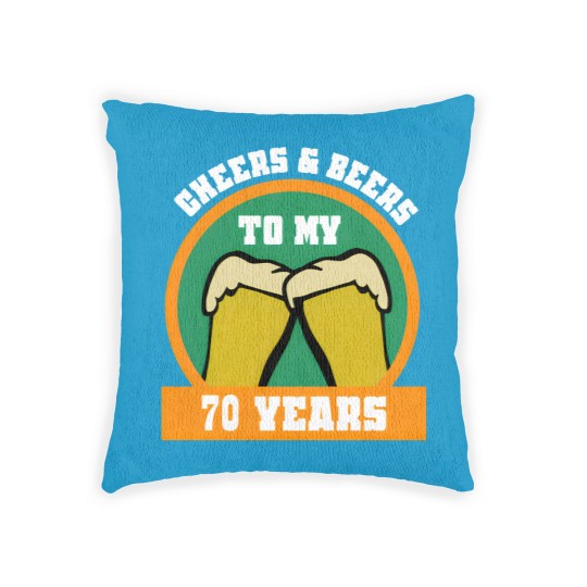 Discover 70th Birthday 70 Years Gift Funny Saying Woven Pillows
