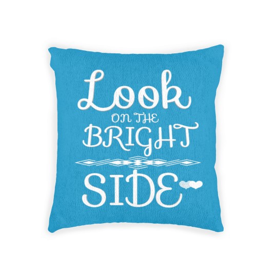 Discover look on the bright side Woven Pillows