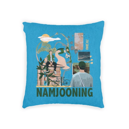 Discover Vintage J-Hope Woven Pillows, J-Hope Unisex Kpop Woven Pillows, BTS Woven Pillows, Vintage Style Korean Pop  Woven Pillows