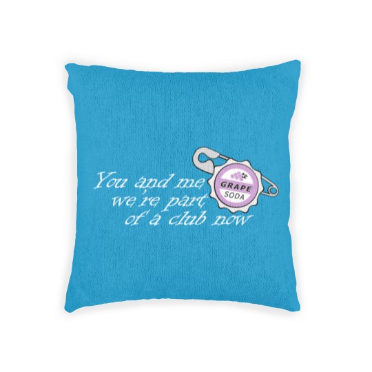 Discover Up; Grape Soda Pin Woven Pillows