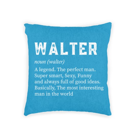 Discover Mens Walter Name Woven Pillows