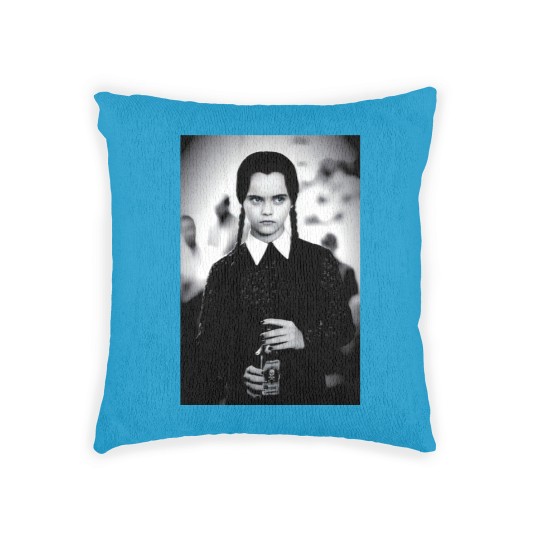 Discover Wednesday Addams Poison Horror Movie Woven Pillows