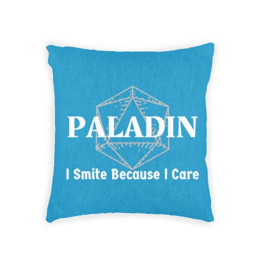 Discover "I Smite Because I Care" Paladin Class Print - Paladin - Woven Pillows