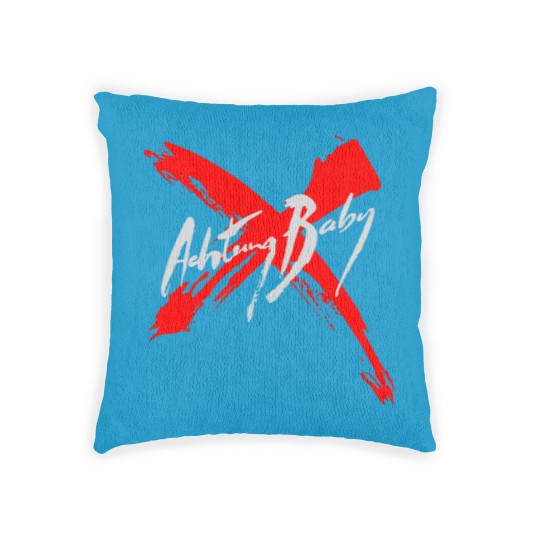 Discover U2 Achtung Graffiti - U2 - Woven Pillows