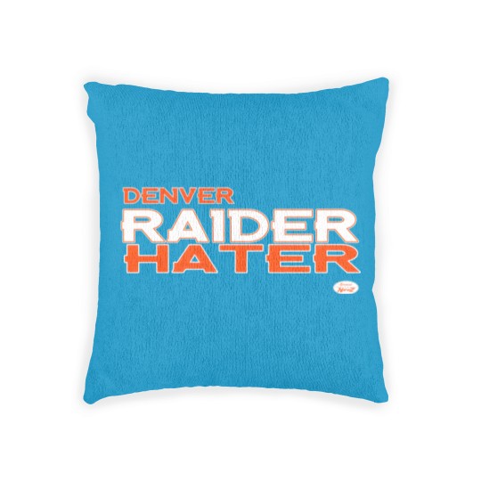 Discover Denver Raider Hater Woven Pillows