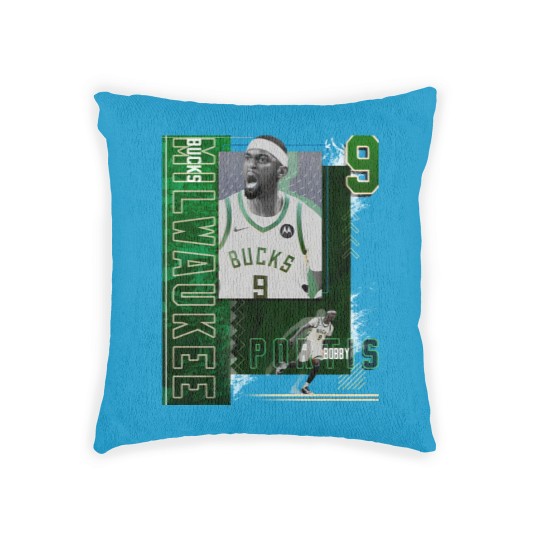 Discover Bobby Portis Basketball Paper Poster Bucks 2 - Bobby Portis - Woven Pillows