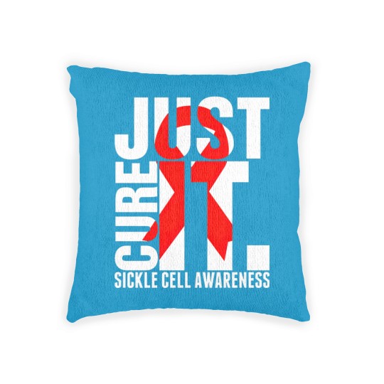 Discover Just Cure It Sickle Cell Awareness Woven Pillows Woven Pillows