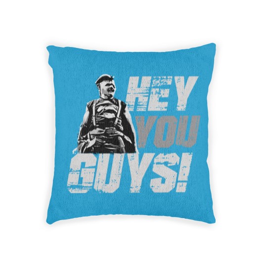 Discover Hey You Guys! The Goonies Sloth Funny Truffle Shuffle One Eyed Willy Classic Movies Parody Woven Pillows