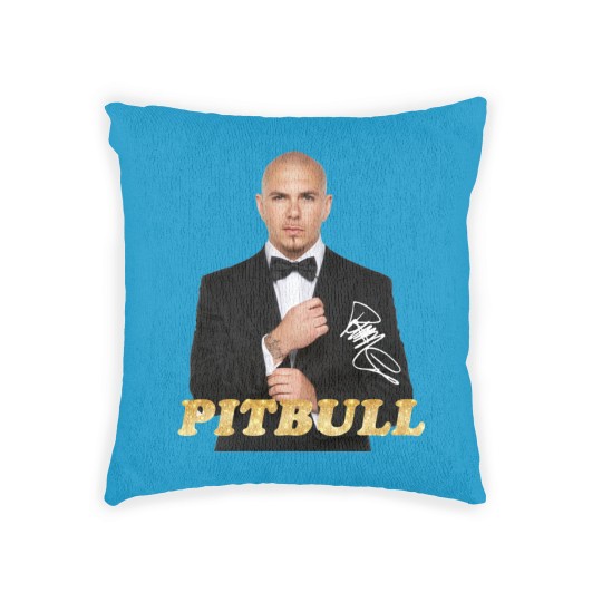 Discover Pitbull Rapper 2023 with Signature Woven Pillows