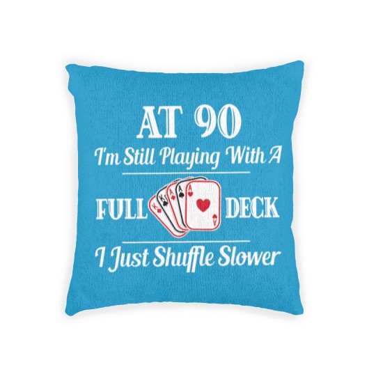 Discover Funny 90th Birthday Gift Woven Pillows 90 Year Old Cards Woven Pillows