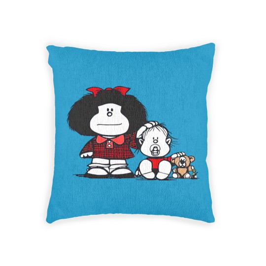 Discover Hermanos - Mafalda Feminista Frases Humor - Woven Pillows