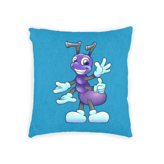 Discover cartoon ant Woven Pillows