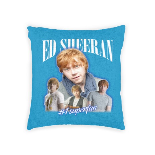 Discover Vintage E.d She.Eran #1 Supe.rfan Unisex Woven Pillows, E.d Sheer.an 2023 Tour Woven Pillows