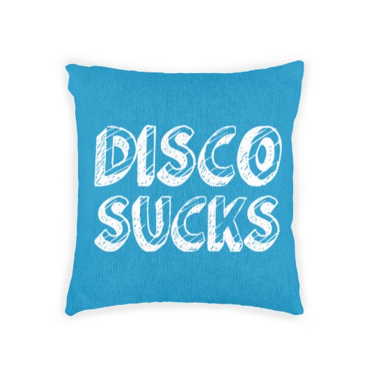 Discover Disco Sucks Woven Pillows