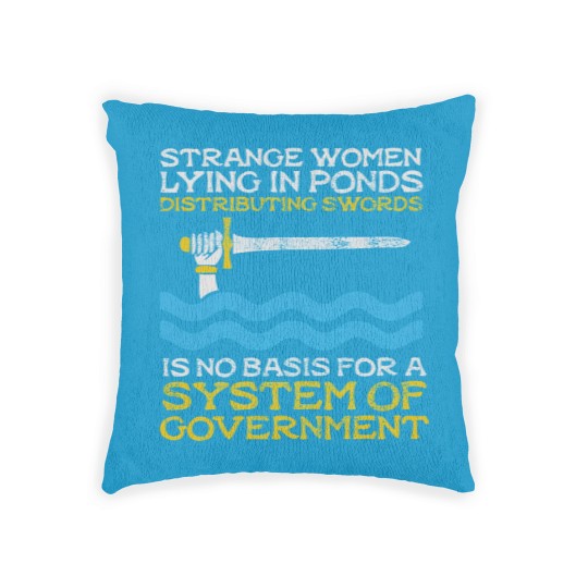 Discover Monty Python System Of Government - Distressed Look Woven Pillows
