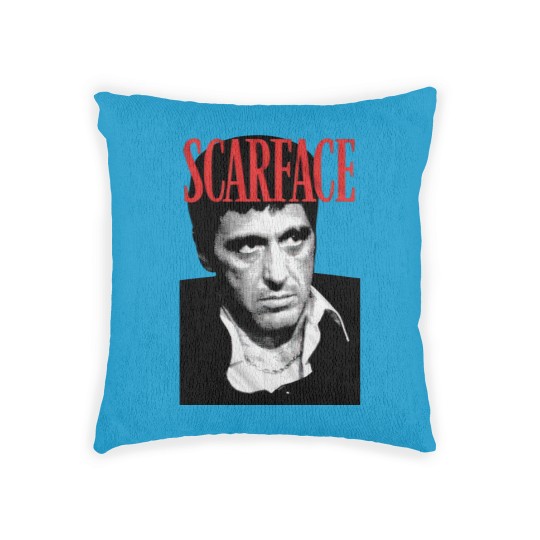 Discover Scarface Tony Montana Movie Woven Pillows