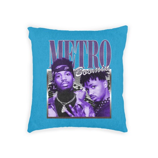 Discover RETRO METRO BOOMIN Vintage Woven Pillows, Metro Boomin Hip-Hop/Rap
