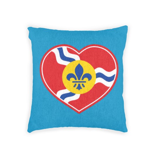 Discover I Heart Saint Louis - St Louis - Woven Pillows