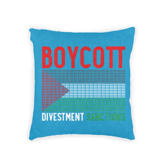 Discover Boycott Israel Divestment Sanctions - Palestine Woven Pillows