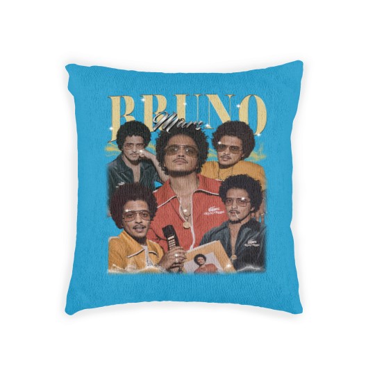 Discover Bruno Mars Music Woven Pillows, Bruno Mars Music Pop Woven Pillows, Bruno Mars Concert 2023 Woven Pillows