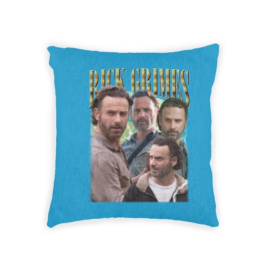 Discover Rick Grimes Vintage Woven Pillows, Gift For Women and Man Unisex Woven Pillows