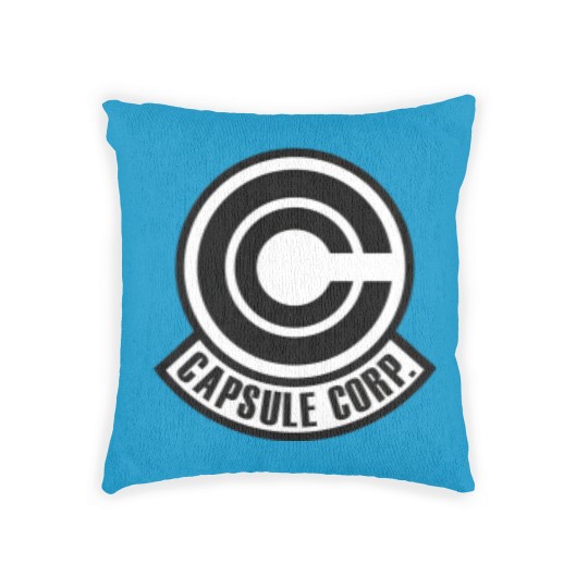 Discover Capsule corp original logo Woven Pillows