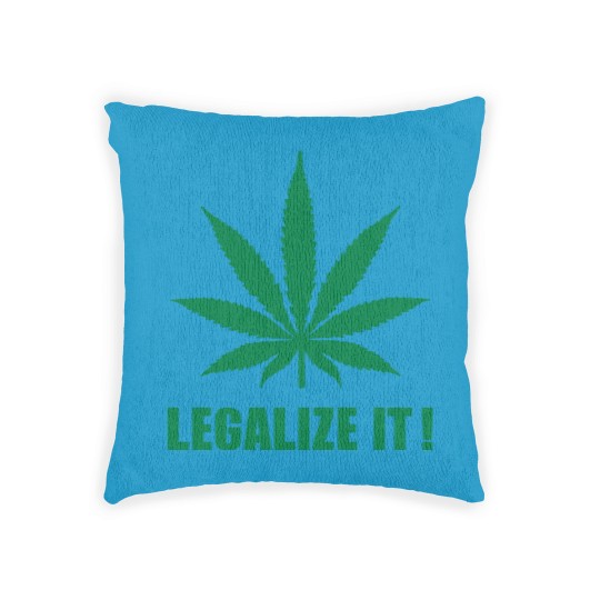 Discover Marijuana Legalize it Woven Pillows